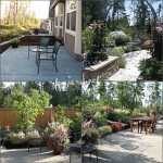 An exposed concrete slab was reinvented as an English garden with a variety of seating nooks to explore