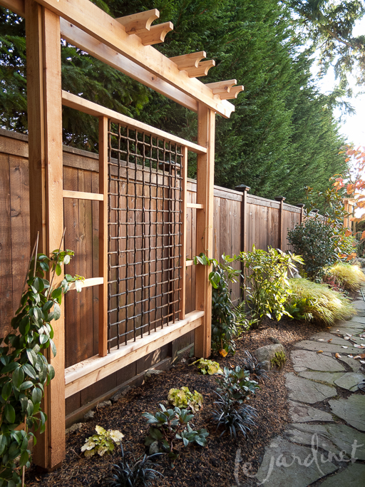 Updated trellis structures transformed this space